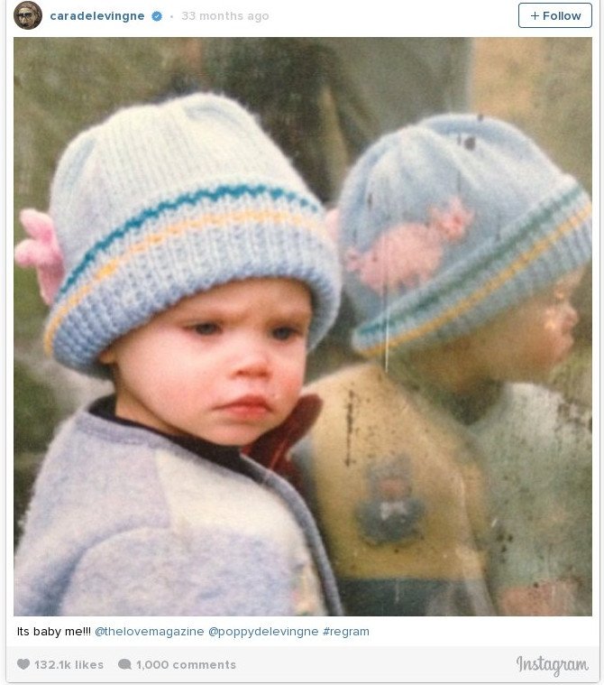 Κάρα Ντελεβίν: Η γυναίκα με τα «φονικά» φρύδια πριν γίνει διάσημη [εικόνες]  | iefimerida.gr 7