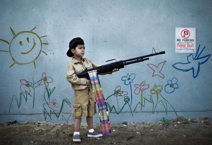 Τα στένσιλ του Banksy ζωντανεύουν εντυπωσιακά μέσα από τον φακό του Νικ Στέρν [εικόνες] | iefimerida.gr 0