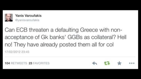 Ο Βαρουφάκης είχε προβλέψει την απόφαση της ΕΚΤ το 2012 -Γιατί τζογάρει ότι δεν είναι πραγματική απειλή [εικόνες] | iefimerida.gr 0