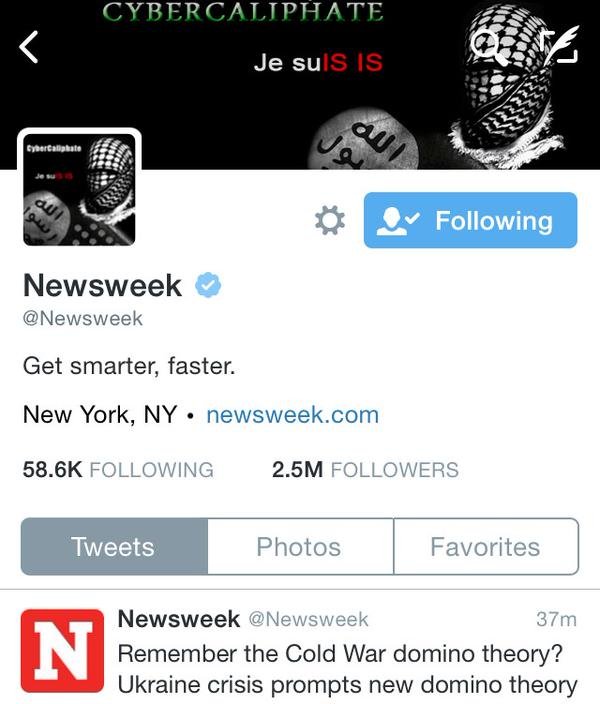 Τζιχαντιστές χάκερ απειλούν ΗΠΑ και Μισέλ Ομπάμα μέσω του twitter του περιοδικού Newsweek [εικόνες] | iefimerida.gr 2