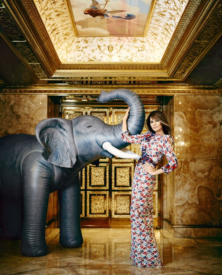 Θα γίνει η Μελάνια Τραμπ η Κάρλα Μπρούνι της Αμερικής; Η φωτογράφιση στο χρυσοποίκιλτο σπίτι της [εικόνες] | iefimerida.gr 0