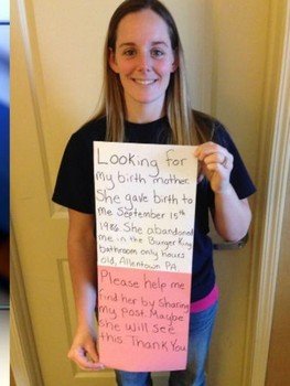 Βρήκε τη μητέρα της μέσω facebook -Την είχε εγκαταλείψει, νεογέννητη, σε ένα  Burger King [εικόνες] | iefimerida.gr 6