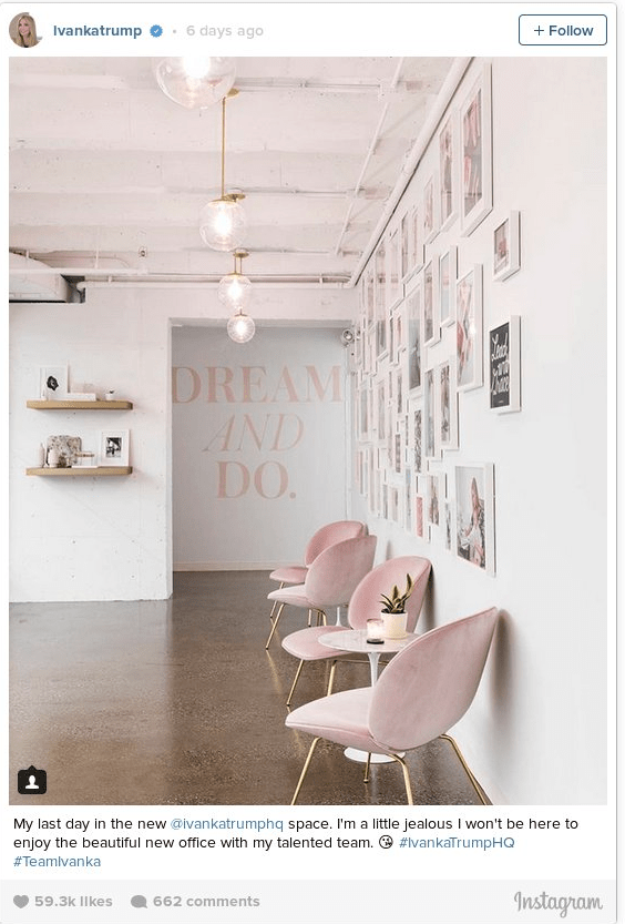 Η Ιβάνκα Τραμπ ανεβάζει φωτογραφίες από το νέο σπίτι της στην Ουάσινγκτον [εικόνες] | iefimerida.gr 1