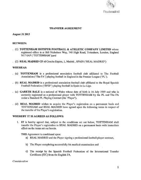 Στη δημοσιότητα το συμβόλαιο του Μπέιλ - Οι όροι για να μη δυσαρεστηθεί ο Κριστιάνο Ρονάλντο [εικόνες] | iefimerida.gr 0