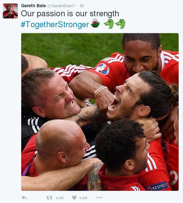 Το tweet εμψύχωσης του Μπέιλ πριν από τη βρετανική μάχη [εικόνα] | iefimerida.gr 0