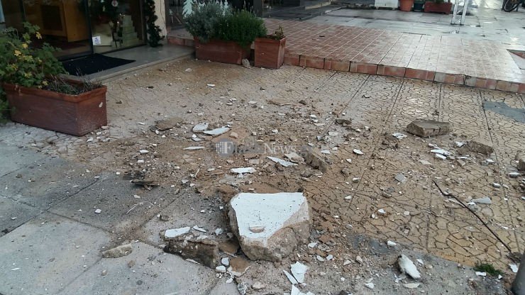 Ευτυχώς συνέβη ξημερώματα και δεν περνούσε κόσμος
