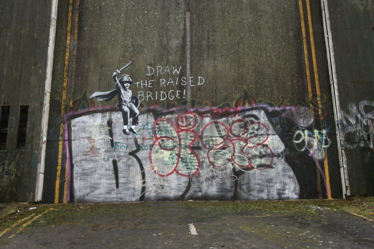 Βανδάλισαν γκράφιτι του Banksy στη Βρετανία -Το έσωσε ένας καθαριστής τζαμιών [εικόνα] | iefimerida.gr 1