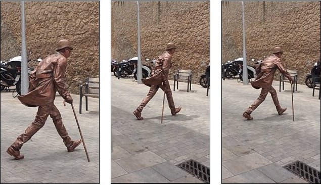 Τουρίστες στη Βαρκελώνη τα χάνουν όταν βλέπουν... άγαλμα να κινείται [εικόνες & βίντεο] | iefimerida.gr 2