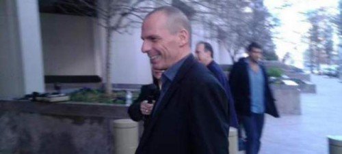 Το ροκ ντύσιμο της Λαγκάρντ -Με δερμάτινα στο τετ α τετ με τον Βαρουφάκη [εικόνες] | iefimerida.gr 3