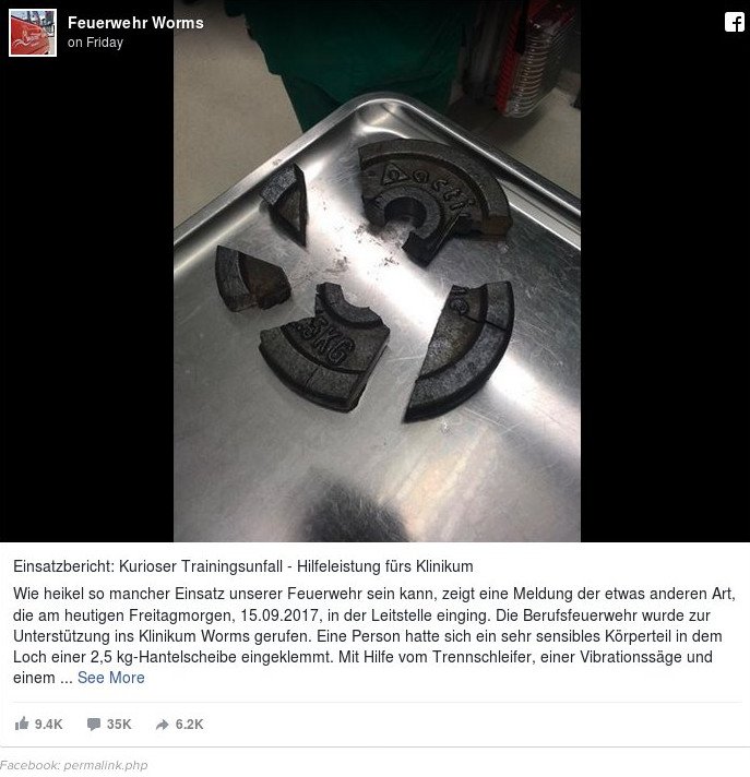 Εβαλε το πέος του σε τρύπα μπάρας βάρους 2,5 κιλών και κόλλησε [εικόνες] | iefimerida.gr 0