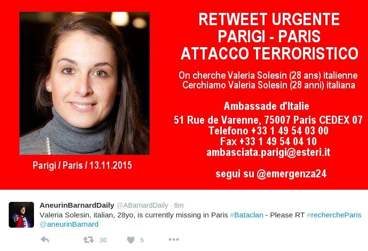 Ποστάρουν φωτογραφίες στο  hashtag #RechercheParis -Ψάχνουν τα αγνοούμενα παιδιά τους και φίλους τους στα social media [εικόνες] | iefimerida.gr 3