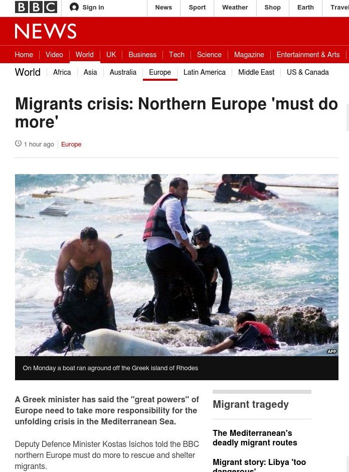 Ησυχος στο BBC: Η Βόρεια Ευρώπη πρέπει να κάνει περισσότερα για τους μετανάστες | iefimerida.gr 0