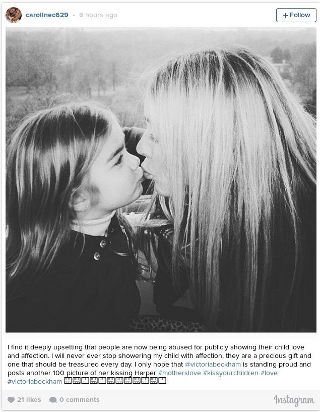 Επιτέθηκαν στην Βικτόρια Μπέκαμ γιατί φίλησε την κόρη της στο στόμα [εικόνες] | iefimerida.gr 7