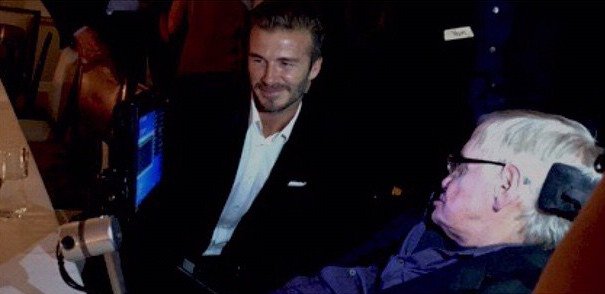 Η απίθανη ατάκα του Στίβεν Χόκινγκ που άφησε τον Μπέκαμ με ανοιχτό το στόμα [εικόνες] | iefimerida.gr 1