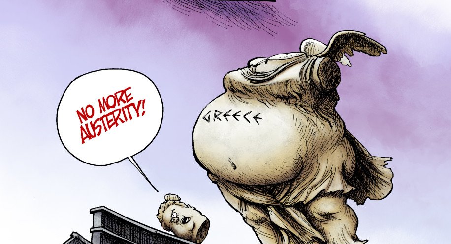Το πιο άγριο σκίτσο του Nate Beeler για την Ελλάδα [εικόνα] | iefimerida.gr 0