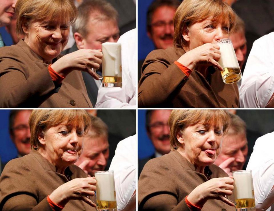 Μπύρα, η μεγάλη απόλαυση της Ανγκελα Μέρκελ [εικόνες] | iefimerida.gr 1