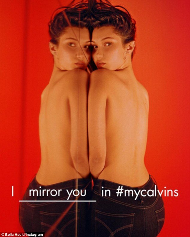 Η Μπέλα Χαντίντ ξαναχτυπά -Τόπλες στη νέα διαφήμιση της Calvin Klein [εικόνες] | iefimerida.gr 1
