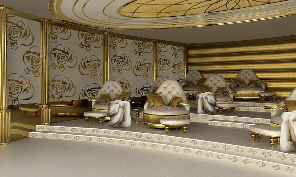 Γιοτ χλιδής μόνο για γυναίκες -Με επένδυση από χρυσό, Swarovski και σπα [εικόνες] | iefimerida.gr 1