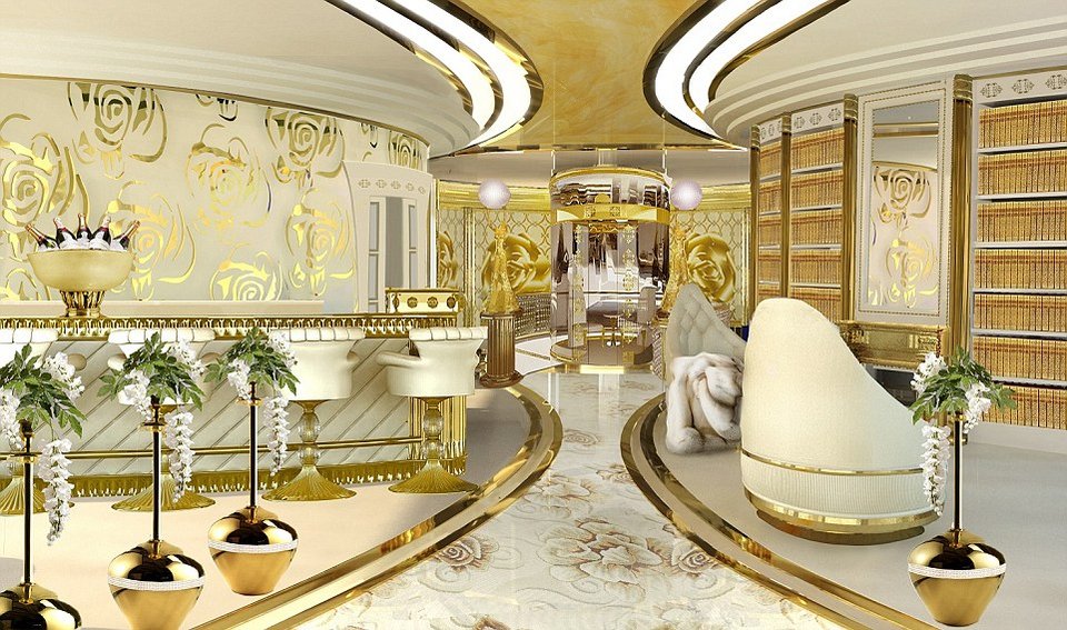 Γιοτ χλιδής μόνο για γυναίκες -Με επένδυση από χρυσό, Swarovski και σπα [εικόνες] | iefimerida.gr 3