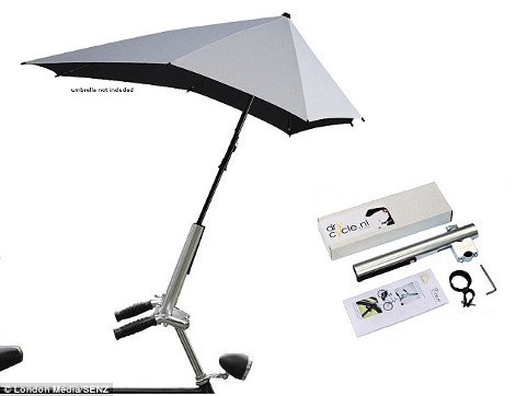 Κάντε ποδήλατο και εν μέσω... καταιγίδας: Πρωτοποριακή ομπρέλα συνδυάζει στιλ και ασφάλεια που δεν κοστίζει τίποτα [εικόνες] | iefimerida.gr 3