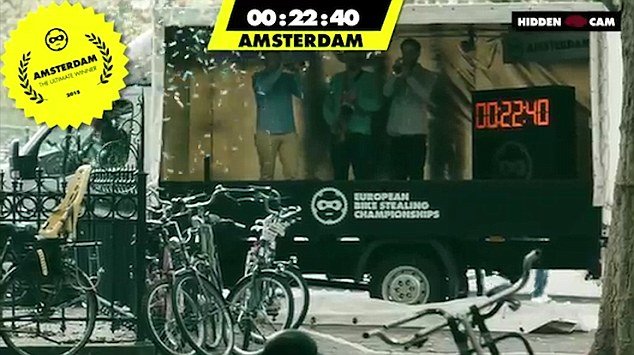 Ενα απίστευτο πείραμα σε Ρώμη, Αμστερνταμ, Πράγα: Η ομάδα που ξεφτίλισε τους κλέφτες ποδηλάτων [εικόνες & βίντεο] | iefimerida.gr 3