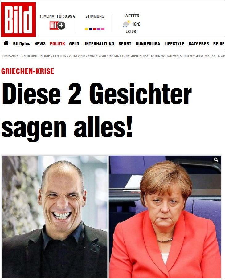 Bild: Η πιο ισχυρή γυναίκα στον κόσμο εξαπατήθηκε από έναν Ελληνα που γελάει | iefimerida.gr 0