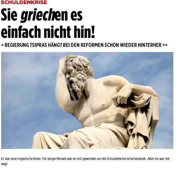 Η Bild έκανε photoshop στον Σωκράτη -«Με τους Ελληνες απλά δεν τραβάει» [εικόνα] | iefimerida.gr 0