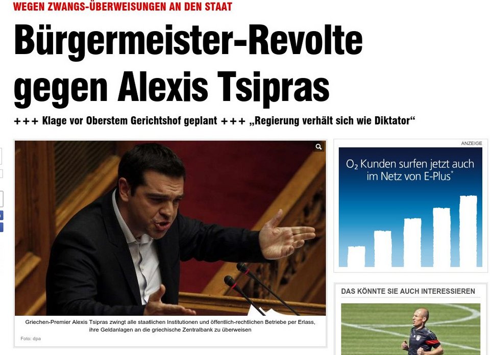 Πατούλης στη Bild: Η κυβέρνηση ενεργεί σαν δικτάτορας - Αριστερά με νοοτροπία σοβιετικής ηγεσίας | iefimerida.gr 0