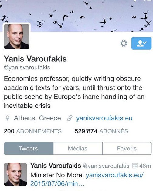 Ο Βαρουφάκης ανέβασε ήδη το βιογραφικό του στα social media! [εικόνα] | iefimerida.gr 0