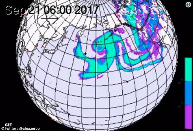 Πώς θα εξαπλωθεί το ραδιενεργό νέφος στον πλανήτη, αν ο Κιμ κάνει πυρηνική δοκιμή στον Ειρηνικό [γράφημα]  | iefimerida.gr 2