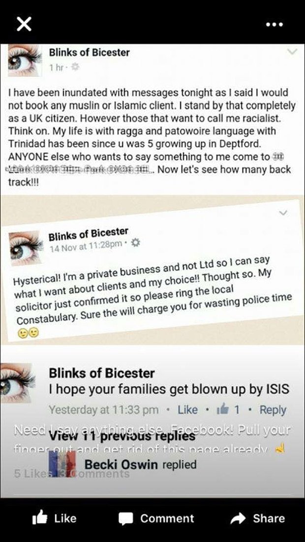 Αγγλία: Ιδιοκτήτρια απαγόρευσε την είσοδο σε μουσουλμάνους στο σαλόνι ομορφιάς που διαθέτει [εικόνες] | iefimerida.gr 1