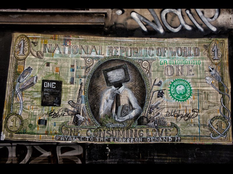 Bloomberg: Οι Ελληνες ζωγραφίζουν την κρίση - Καμβάς της λιτότητας οι τοίχοι της Αθήνας [εικόνες] | iefimerida.gr 5