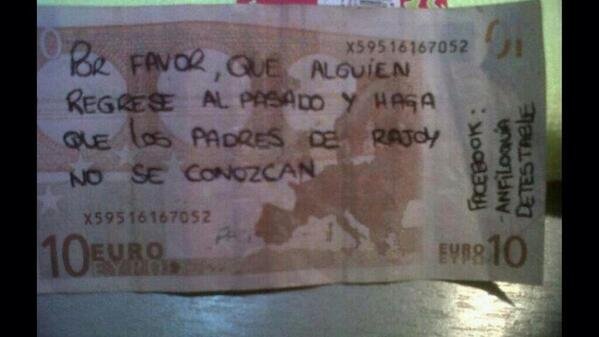 Οι οργισμένοι Ισπανοί βρίζουν πολιτικούς και τραπεζίτες πάνω σε χαρτονομίσματα [εικόνες]  | iefimerida.gr 4