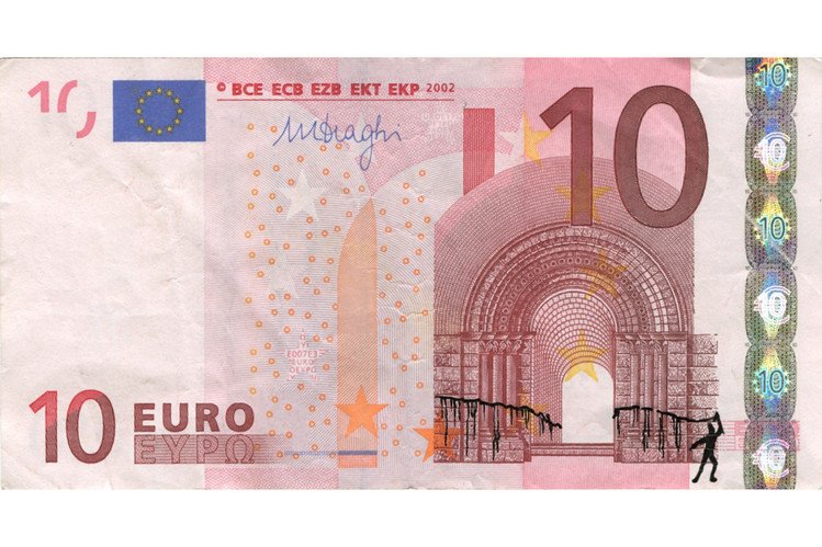 Ο Ελληνας καλλιτέχνης που ζωγραφίζει στα ευρώ τον πόνο της χώρας [εικόνες] | iefimerida.gr 4