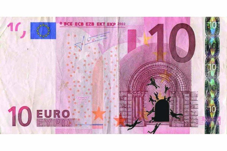 Ο Ελληνας καλλιτέχνης που ζωγραφίζει στα ευρώ τον πόνο της χώρας [εικόνες] | iefimerida.gr 7