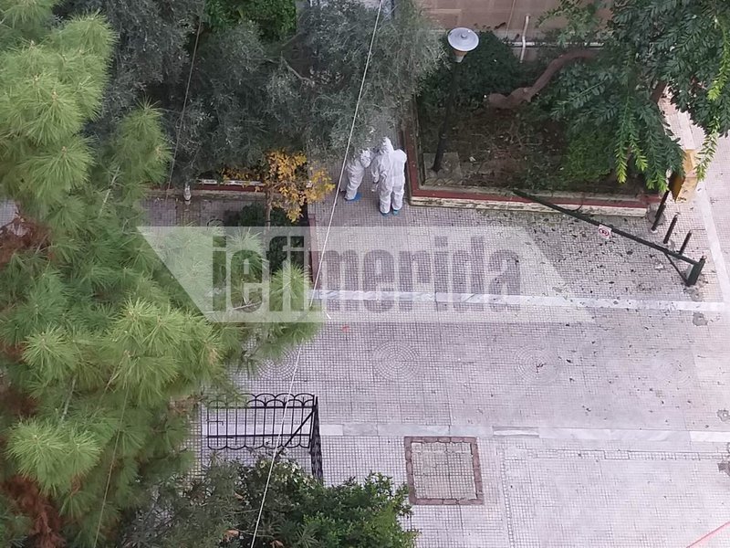 Το σημείο που τοποθετήθηκε η βόμβα στο ναό του Αγίου Διονυσίου