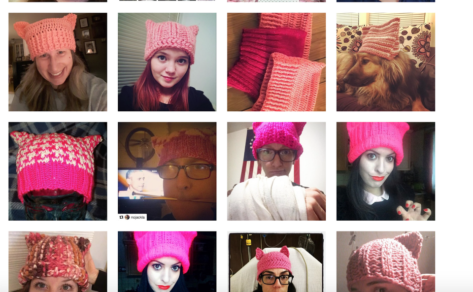 Ροζ σκουφάκι με αυτιά γάτας -Χιλιάδες γυναίκες διαδηλώνουν κατά Τραμπ το Σάββατο [εικόνες] | iefimerida.gr 8