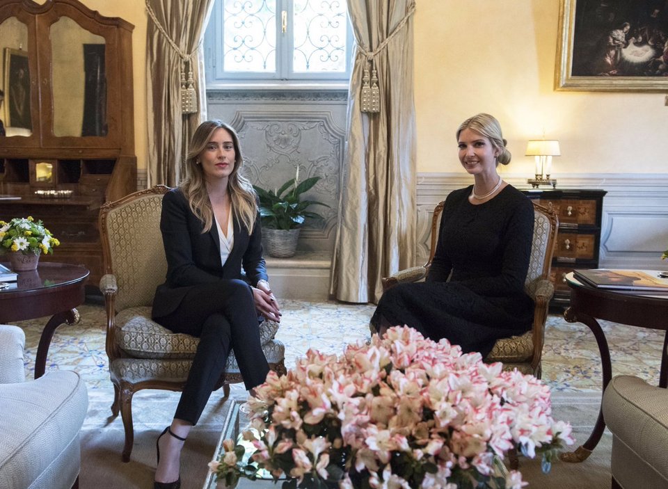 Δύο ωραίες μαζί -Ιβάνκα Τραμπ εναντίον Μαρία-Ελενα Μπόσι [εικόνες] | iefimerida.gr 9