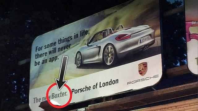 Η γκάφα διαφημιστικής εταιρείας με την Porsche στην Βρετανία [εικόνα] | iefimerida.gr 0