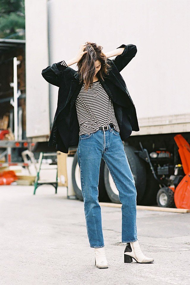 Πώς θα δείχνεις σέξι φορώντας το... τζιν του αγοριού σου! 11 στιλ με boyfriend jeans [εικόνες] | iefimerida.gr 9