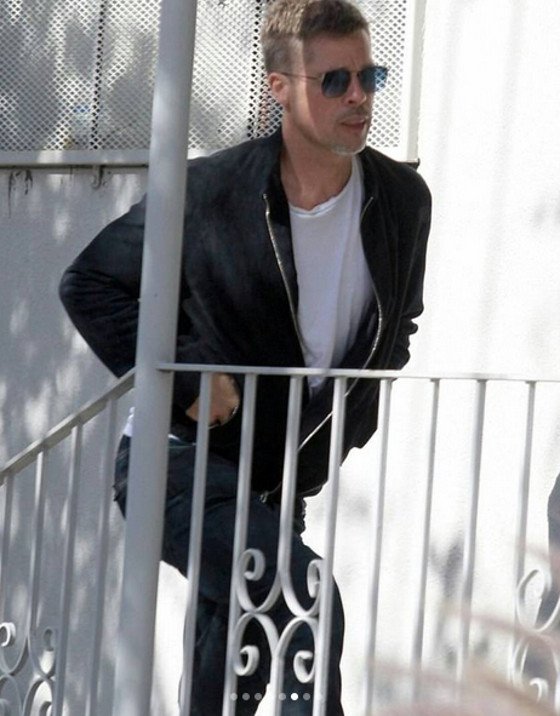 Ο Μπραντ Πιτ πιο αδύνατος από ποτέ -Εργασιοθεραπεία μετά το διαζύγιο [εικόνες] | iefimerida.gr 0