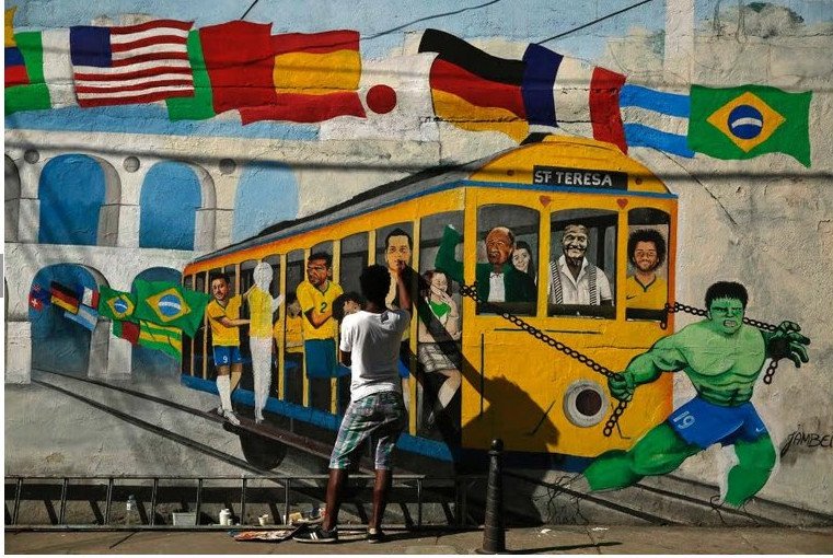 Ο τοίχος είχε τη δική του ιστορία -Τα γκράφιτι της οργής και του θυμού κατά του Μουντιάλ στη Βραζιλία [εικόνες] | iefimerida.gr 8