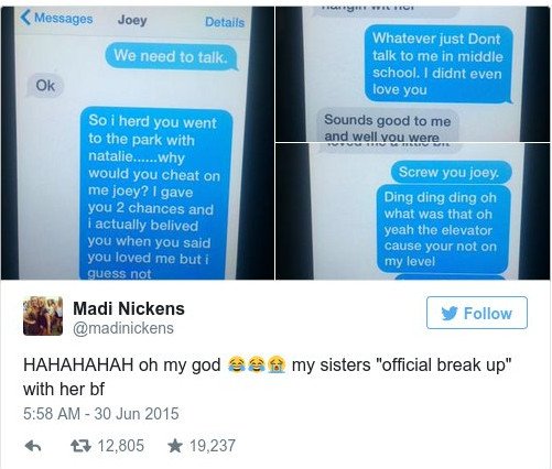 Ο πιο επικός τρόπος για να χωρίσεις -Το έκανε μια 11χρονη κι έγινε viral [εικόνες] | iefimerida.gr 0