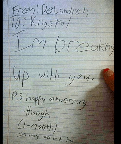 Η τέχνη του χωρισμού από ένα παιδί -Ιδού πώς επιλέγει να διαλύσει το δεσμό του ένας μαθητής δημοτικού [εικόνα] | iefimerida.gr 0