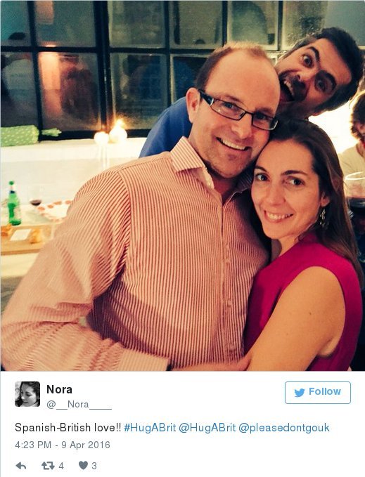 Αγκαλιές κατά του Brexit -Ευρωπαίοι αγκαλιάζουν Βρετανούς για να τους κρατήσουν στην ΕΕ [εικόνες] | iefimerida.gr 0