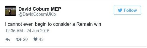 Εξαλλοι στο επιτελείο του Brexit με την παραδοχή Φάρατζ ότι προηγείται το Bremain | iefimerida.gr 1