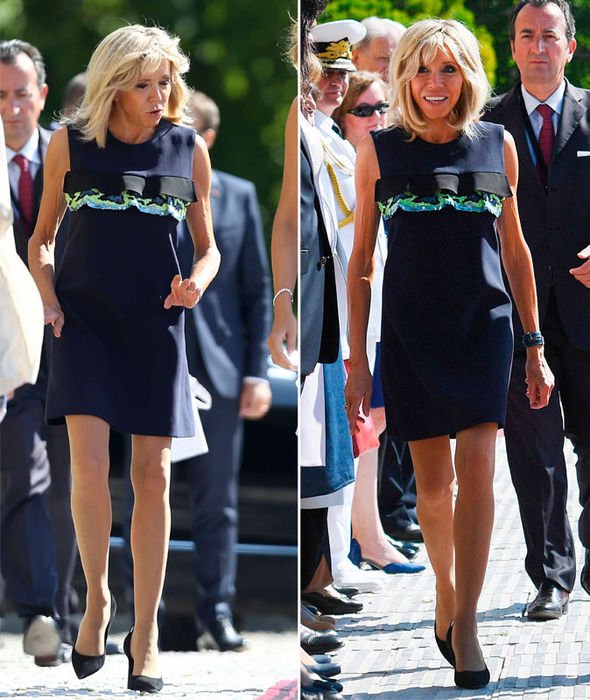 Η Μπριζίτ Μακρόν φοράει όλο και πιο κοντά φορέματα -Πώς ντύθηκε στη Βουλγαρία [εικόνες] | iefimerida.gr 1