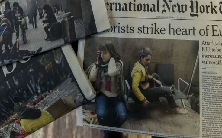Συγκλονίζει η γυναίκα-σύμβολο των επιθέσεων στις Βρυξέλλες: Θέλω να βρω τον άνδρα που με βοήθησε [εικόνες] | iefimerida.gr 1