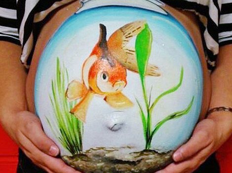 Μια εγκυμοσύνη... πίνακας ζωγραφικής [εικόνες] | iefimerida.gr 3