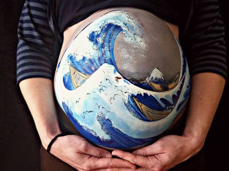 Μια εγκυμοσύνη... πίνακας ζωγραφικής [εικόνες] | iefimerida.gr 0